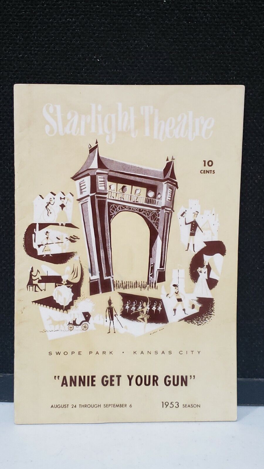 1953 Program Starlight Theatre, ANNIE GET YOUR GUN, Kansas City