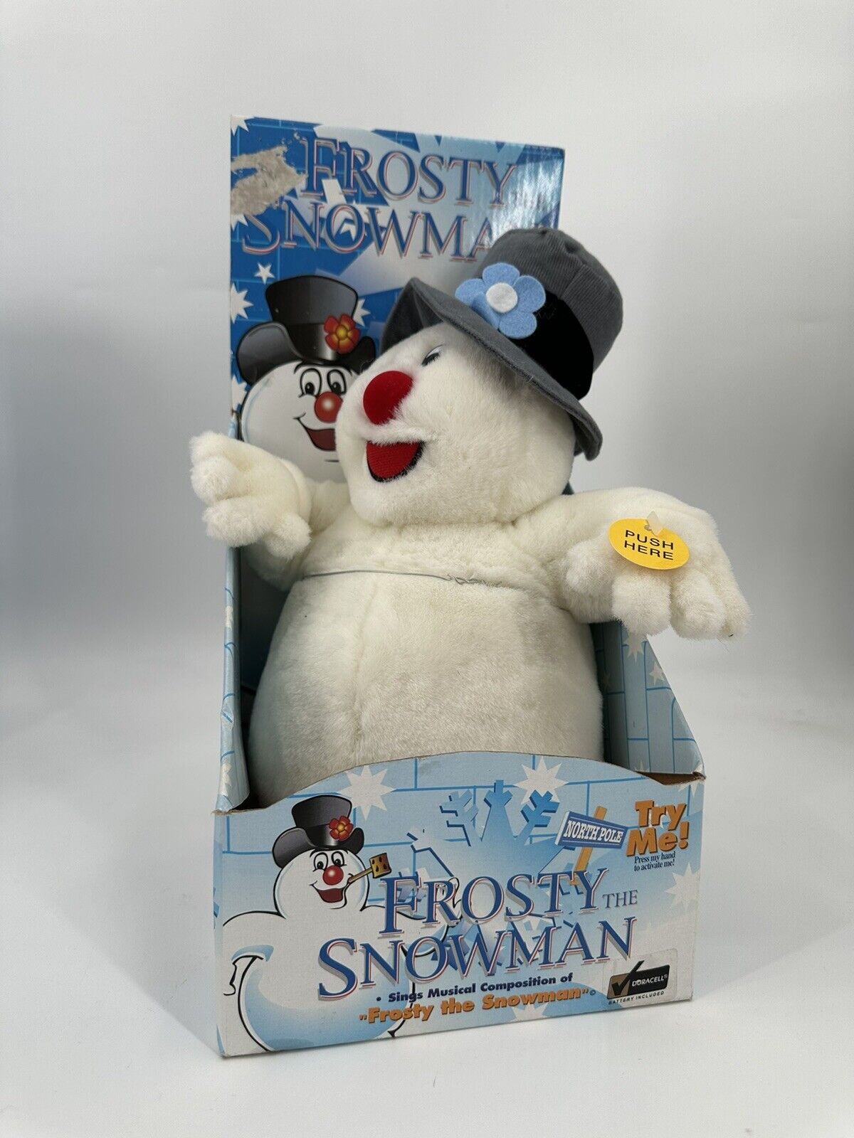 Gemmy 1998 Frosty The Snowman Cheeks Light Up Sings New In Box Sealed