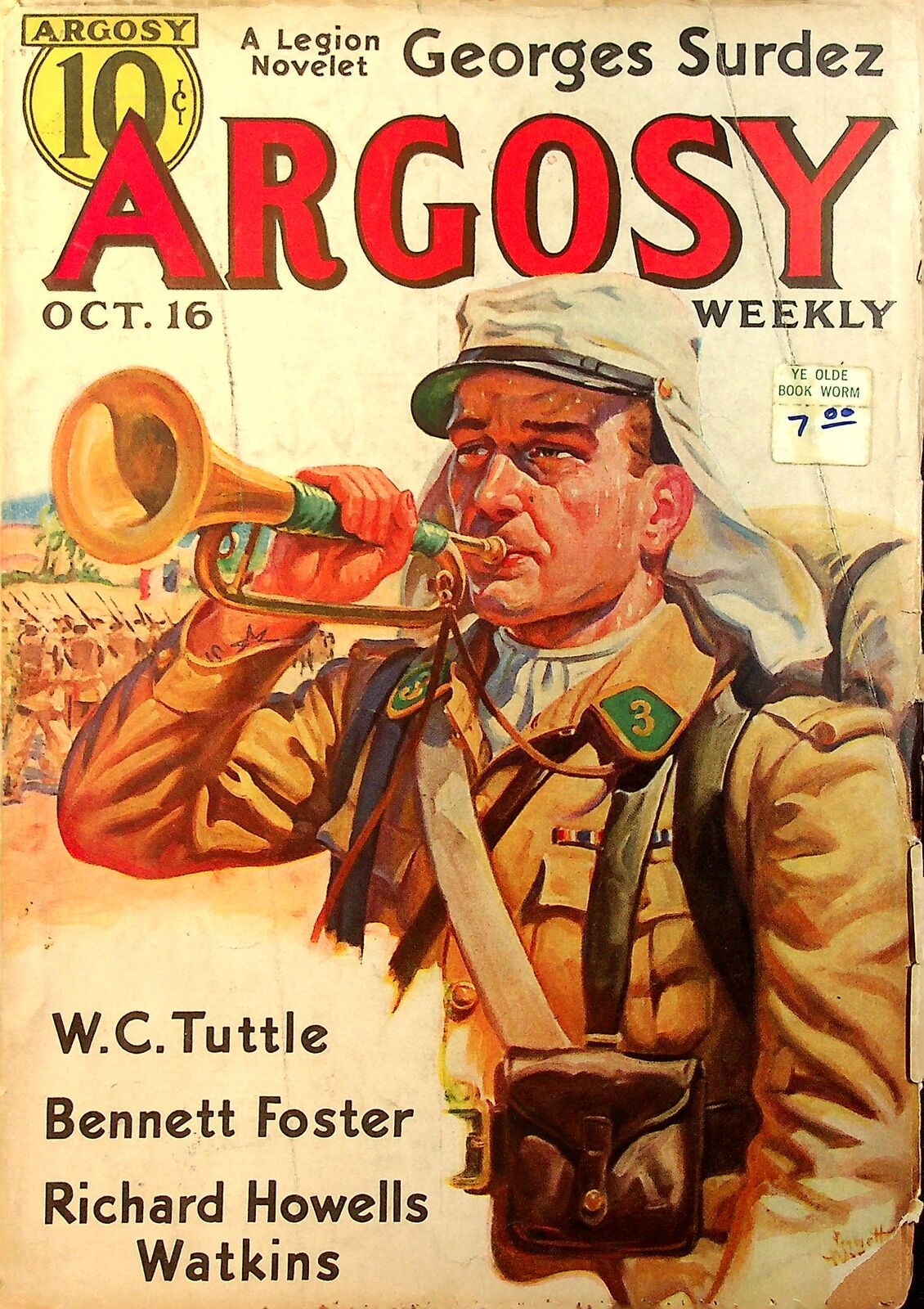 Argosy Part 4: Argosy Weekly Oct 13 1937 Vol. 276 #5 VG Low Grade