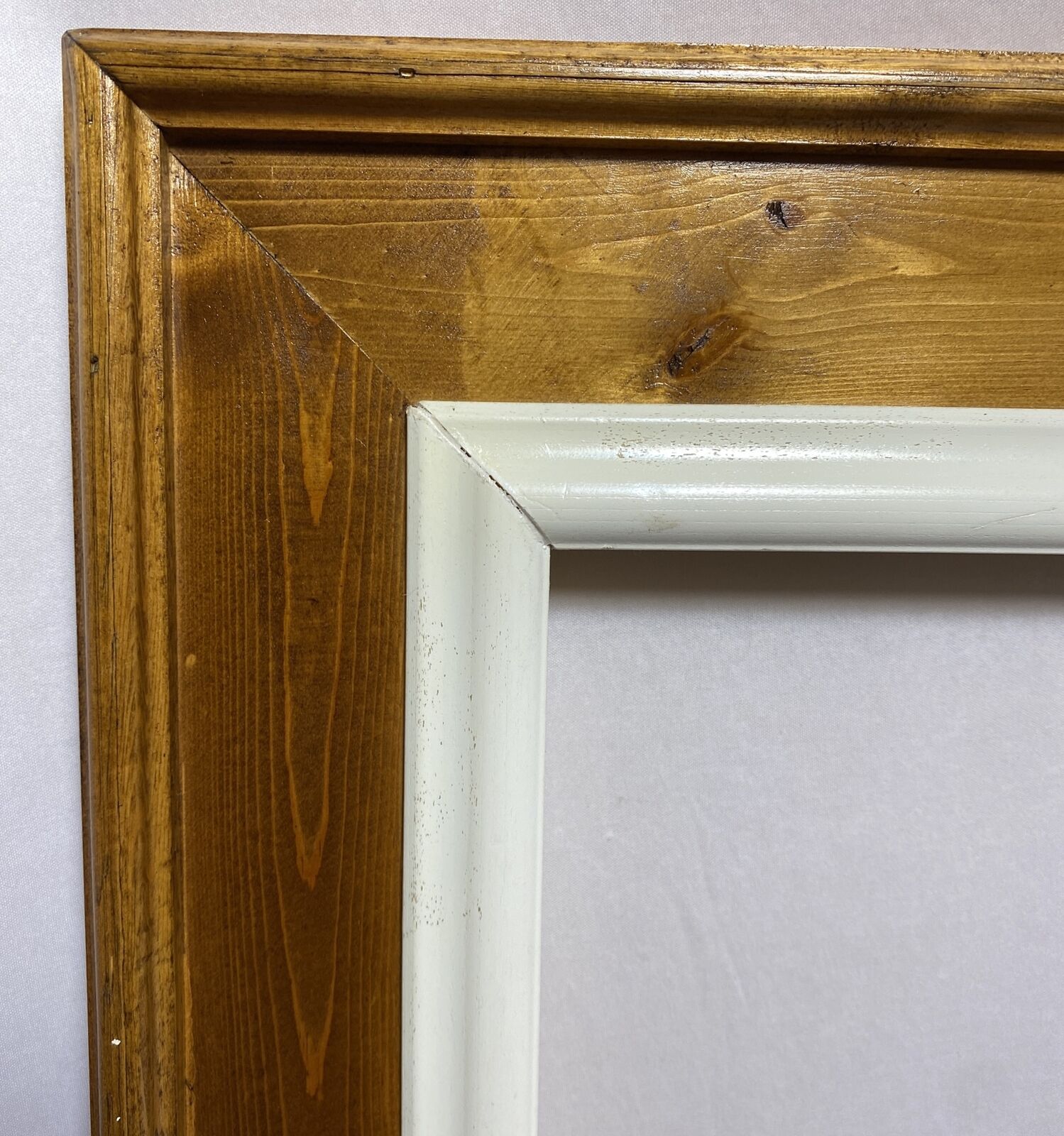 Solid Wood Picture Frame White Liner 26.75\
