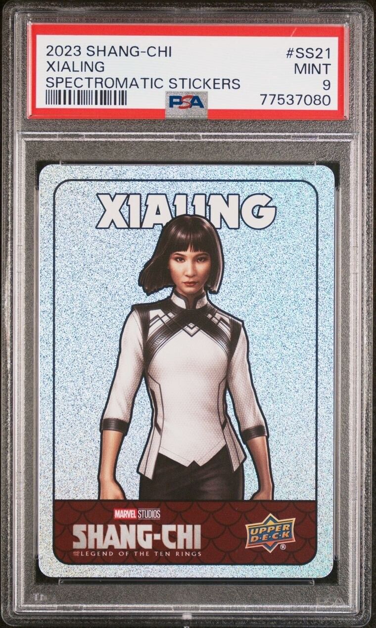 2023 Upper Deck Marvel Shang-Chi Rings Xialing PSA 9 MINT Pop2 In Spectromatic
