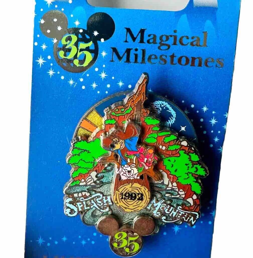 Disney 35 Magical Milestone Splash Mountain 1992 Brer Rabbit Pin LE 2500