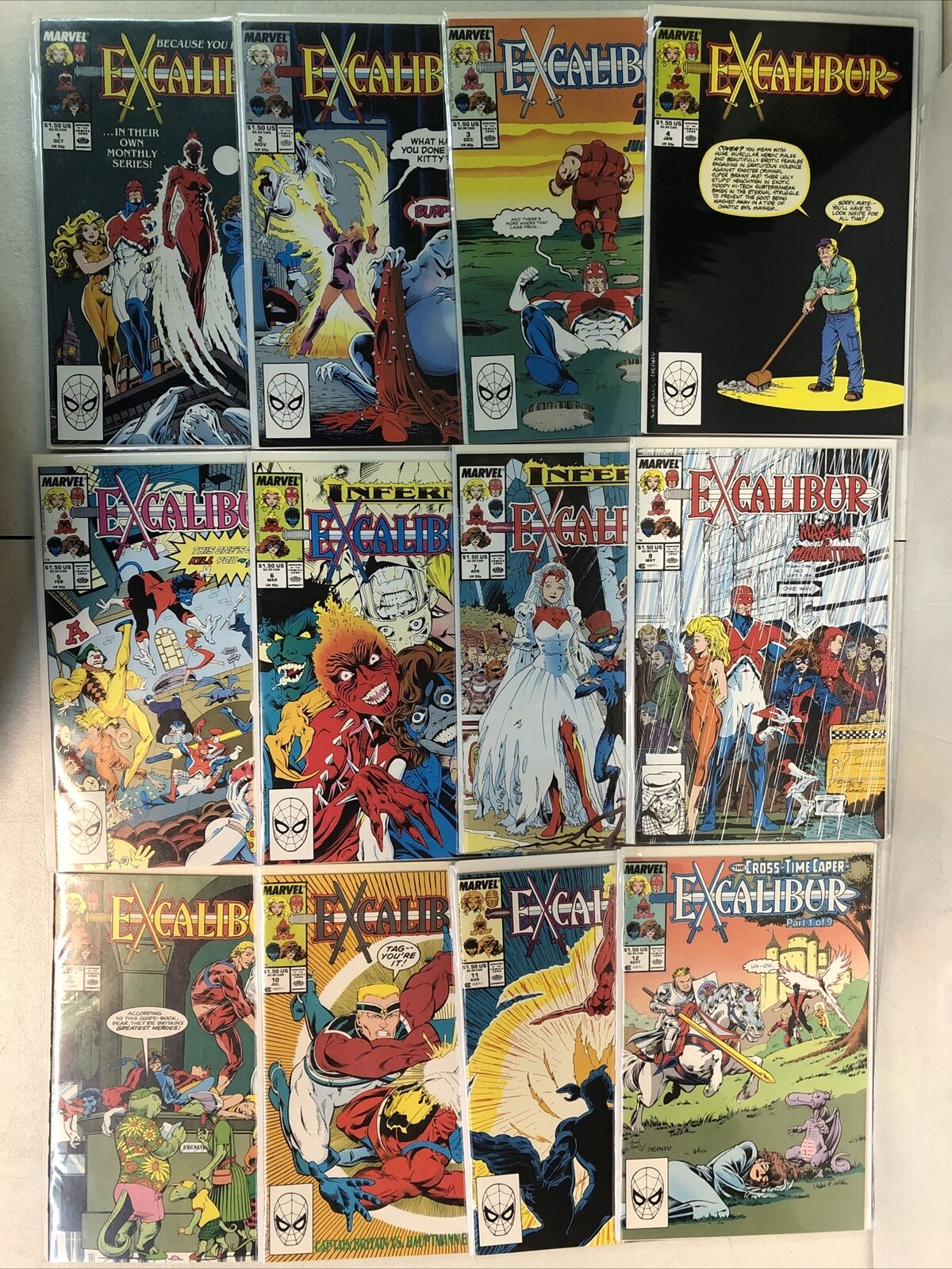Excalibur (1989) Complete Consequential Set # 1-50 (VF/NM) Marvel Comics
