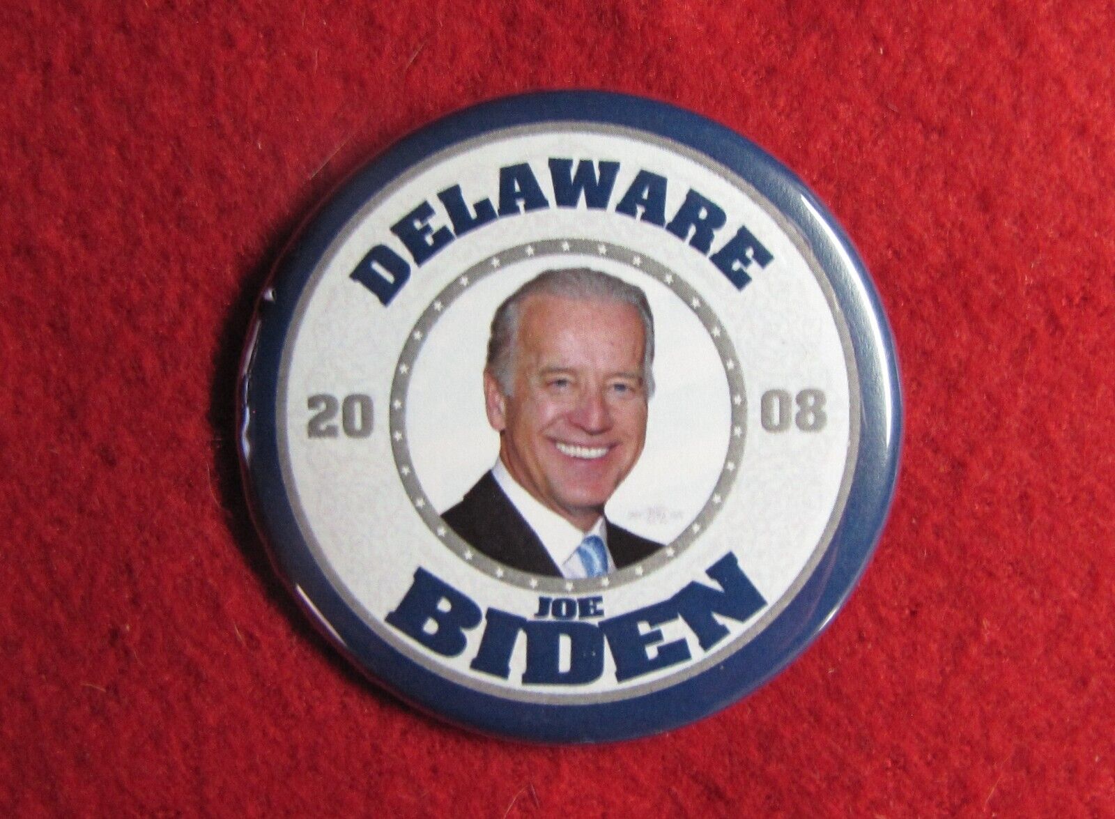 2007 JOE BIDEN ~ President ~ Senate ~ Delaware Political Pinback Button 2008 