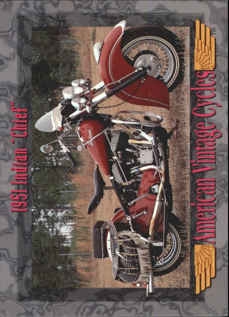 1992-93 American Vintage Cycles #197 1951 Indian Chief