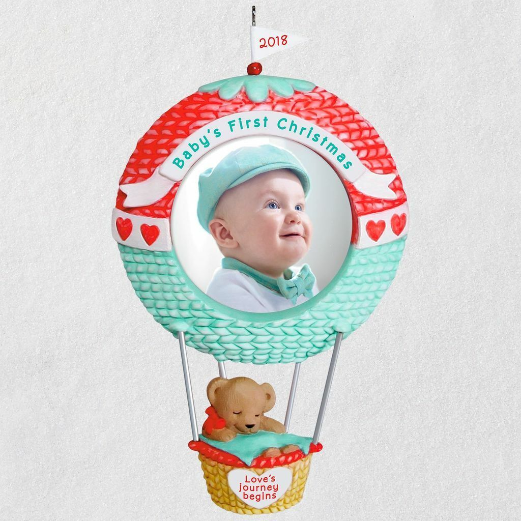 Hallmark Keepsake - 2018 Love's Journey Begins Baby First Christmas Ornament