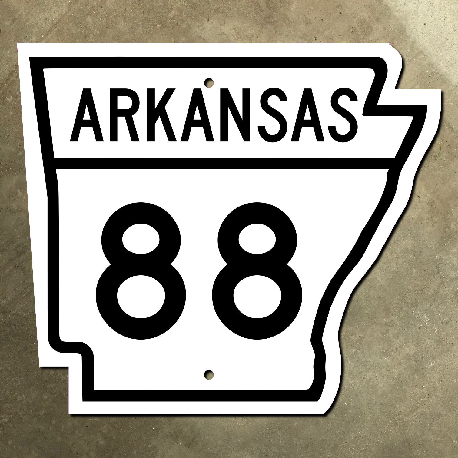 Arkansas state route 88 highway marker road sign 1950s 1960s