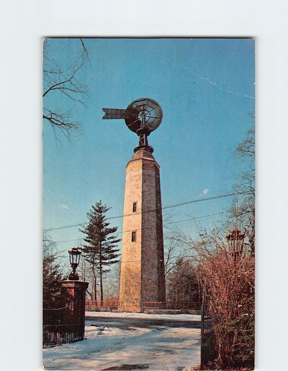 Postcard Frederic Bronson Windmill Greenfield Hill Fairfield Connecticut USA