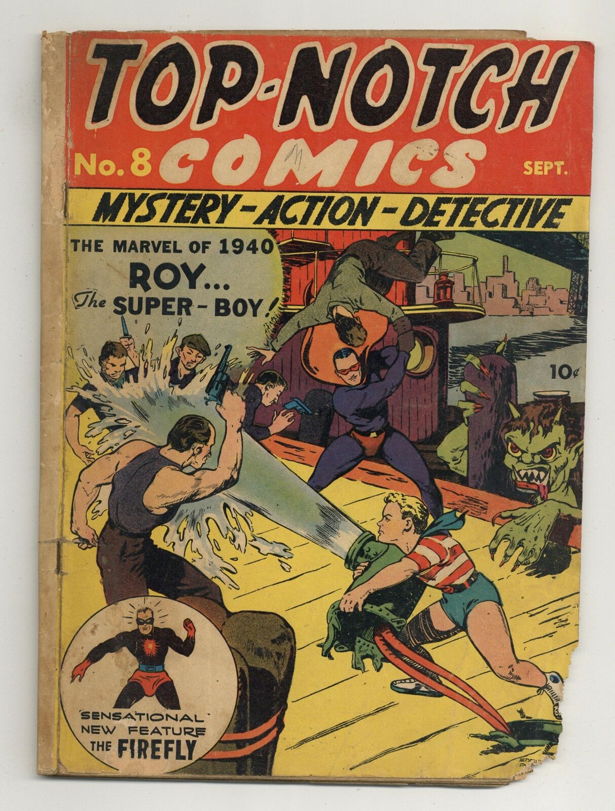 Top-Notch Comics #8 PR 0.5 1940