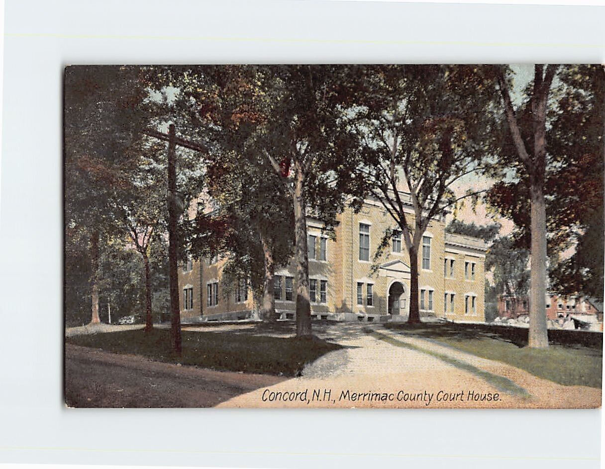 Postcard Merrimac County Courthouse Concord NH USA