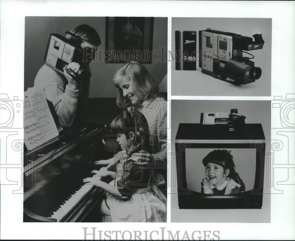 1987 Press Photo Zenith\'s New Camera/Recorder Offers Superior Capabilities