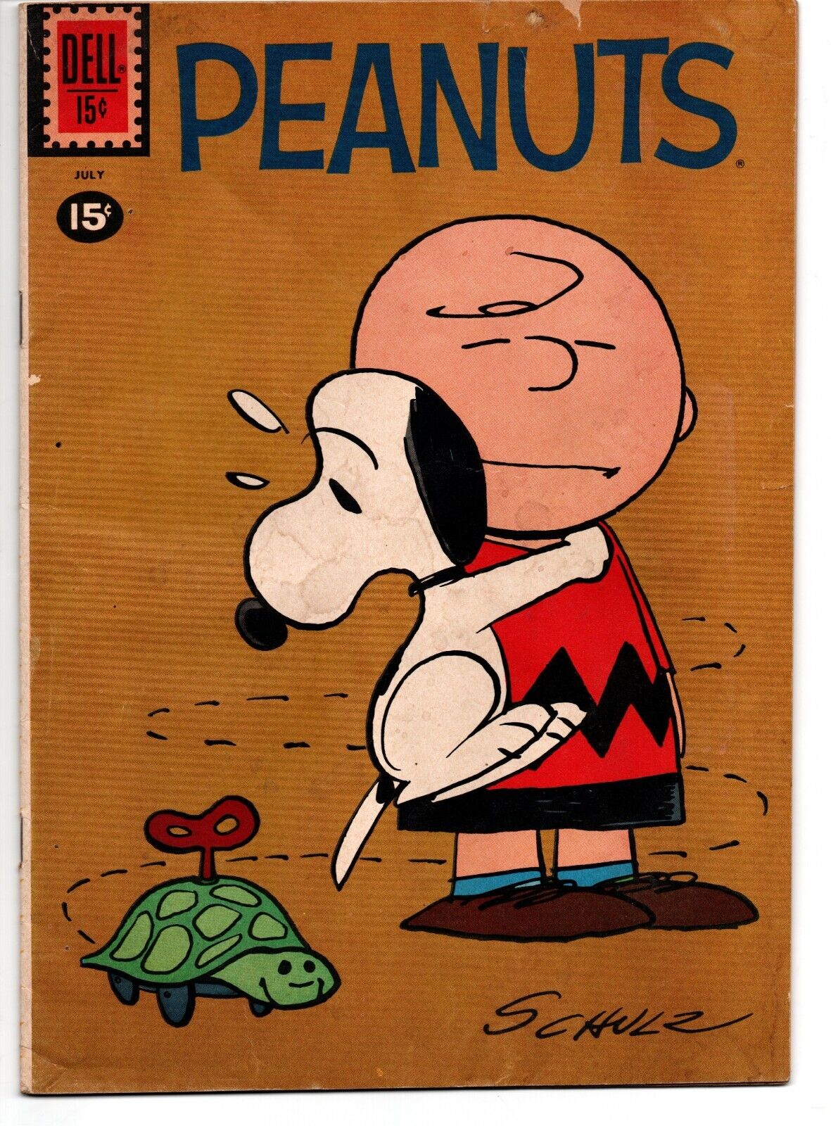 Peanuts #9 Comic Book 1961 Dell Publishing Good (+) - Very Good Condition