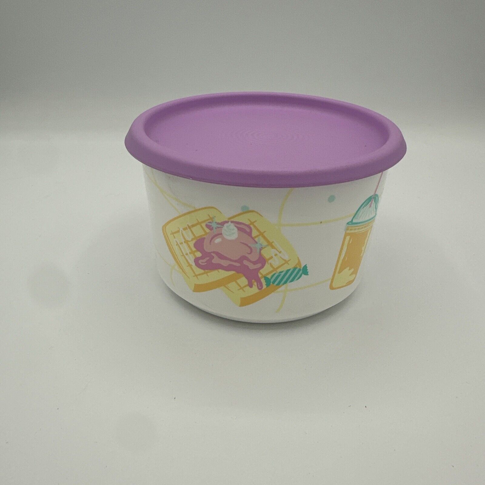 Tupperware One Touch Canister Sweet Treats Purple Seal \