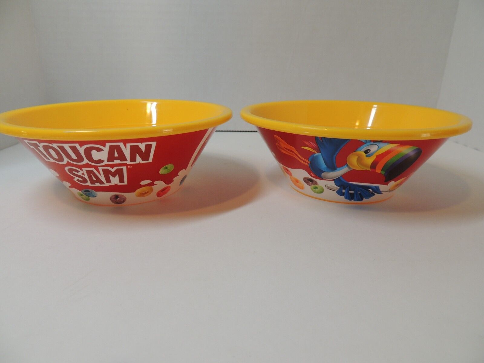 Toucan Sam Froot Loops Cereal Bowl set of two