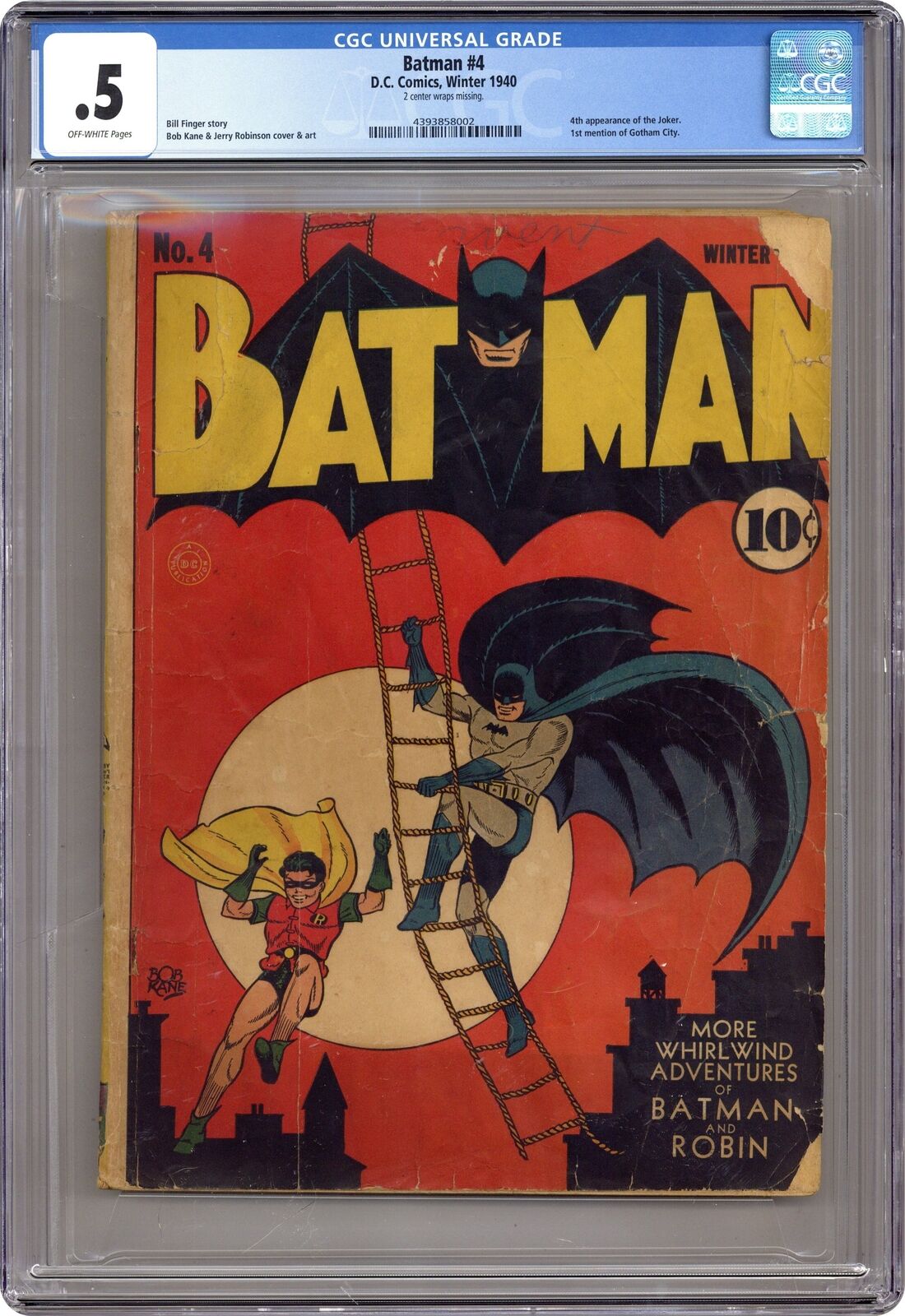 Batman #4 CGC 0.5 1941 4393858002