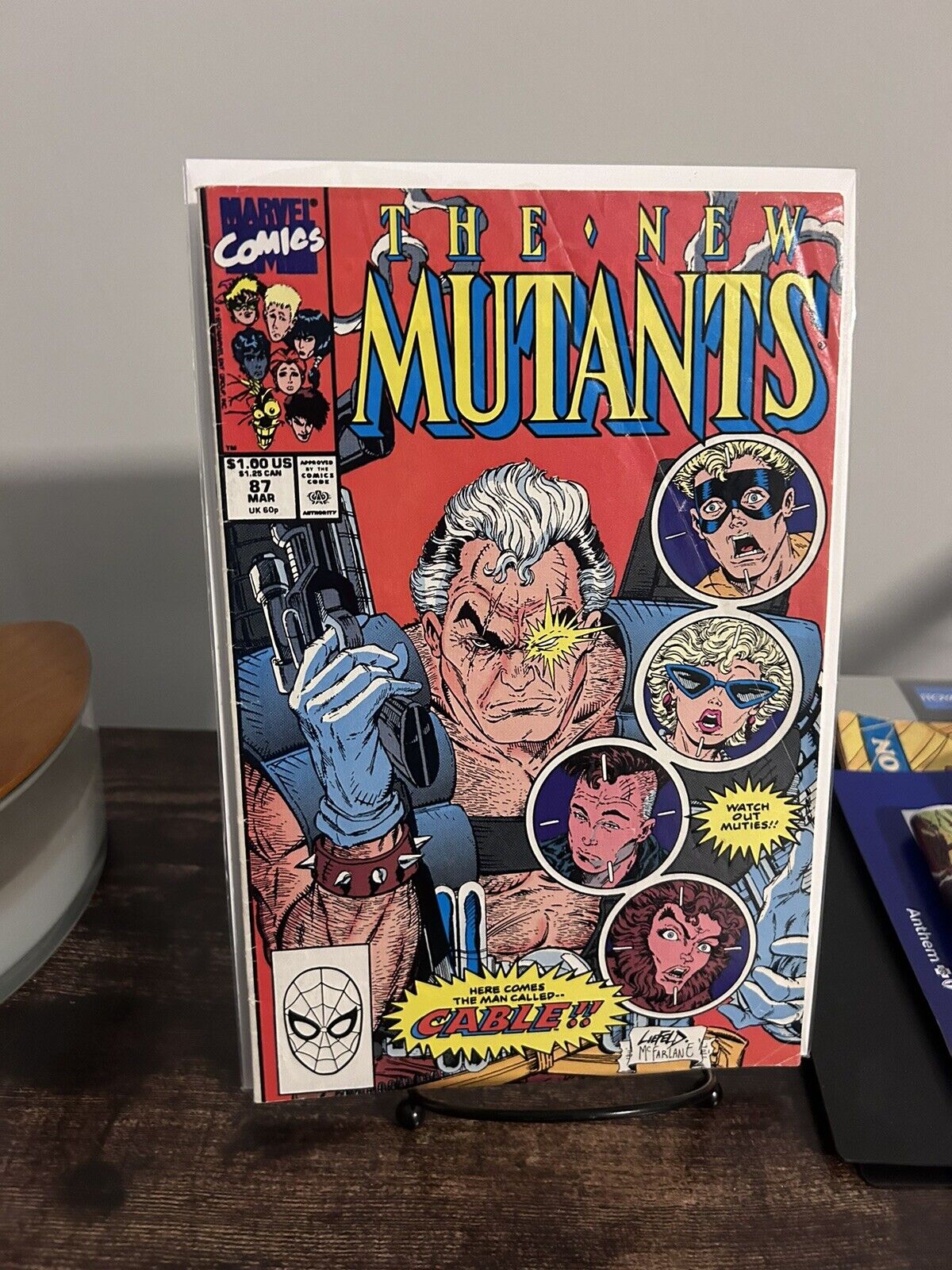 Marvel Comics New Mutants #87 1990 1st Cable 🔥 McFarlane And Liefield Cover