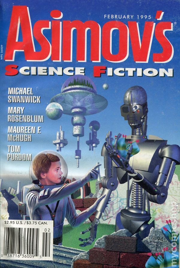 Asimov\'s Science Fiction Vol. 19 #2 VG 1995 Stock Image Low Grade