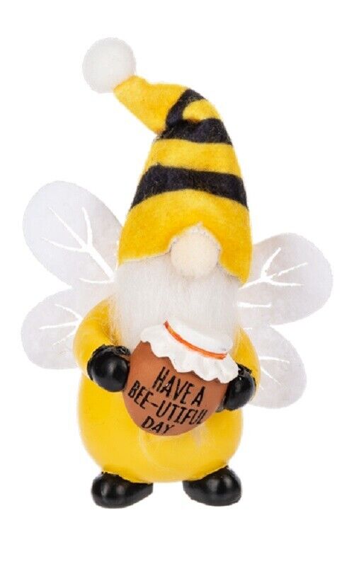 Ganz BEE Gnome Figurine w/Pot of Honey \
