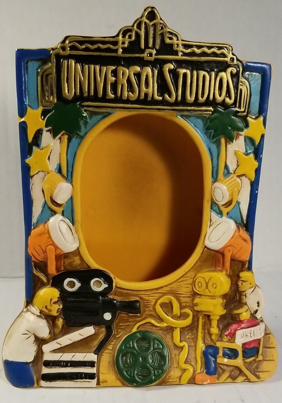 Authentic Universal Studios Ceramic Photo Holder Picture Frame Holds 3 x 5\