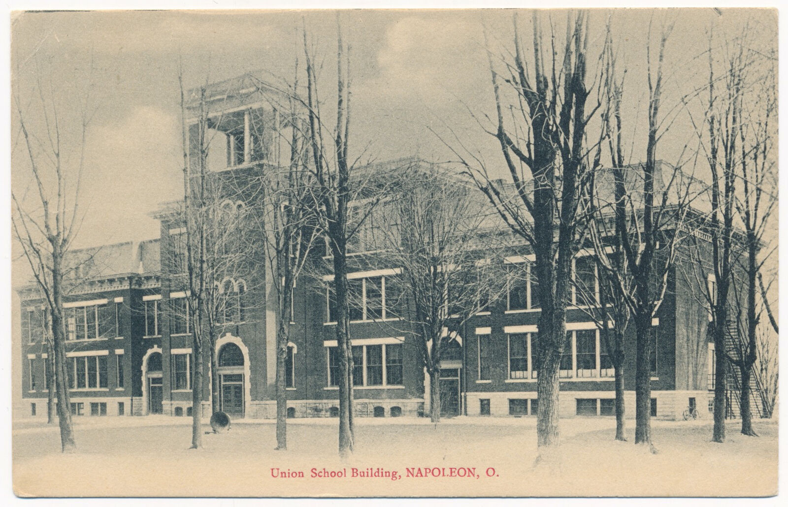 Union School Building, Napoleon, Ohio 1912