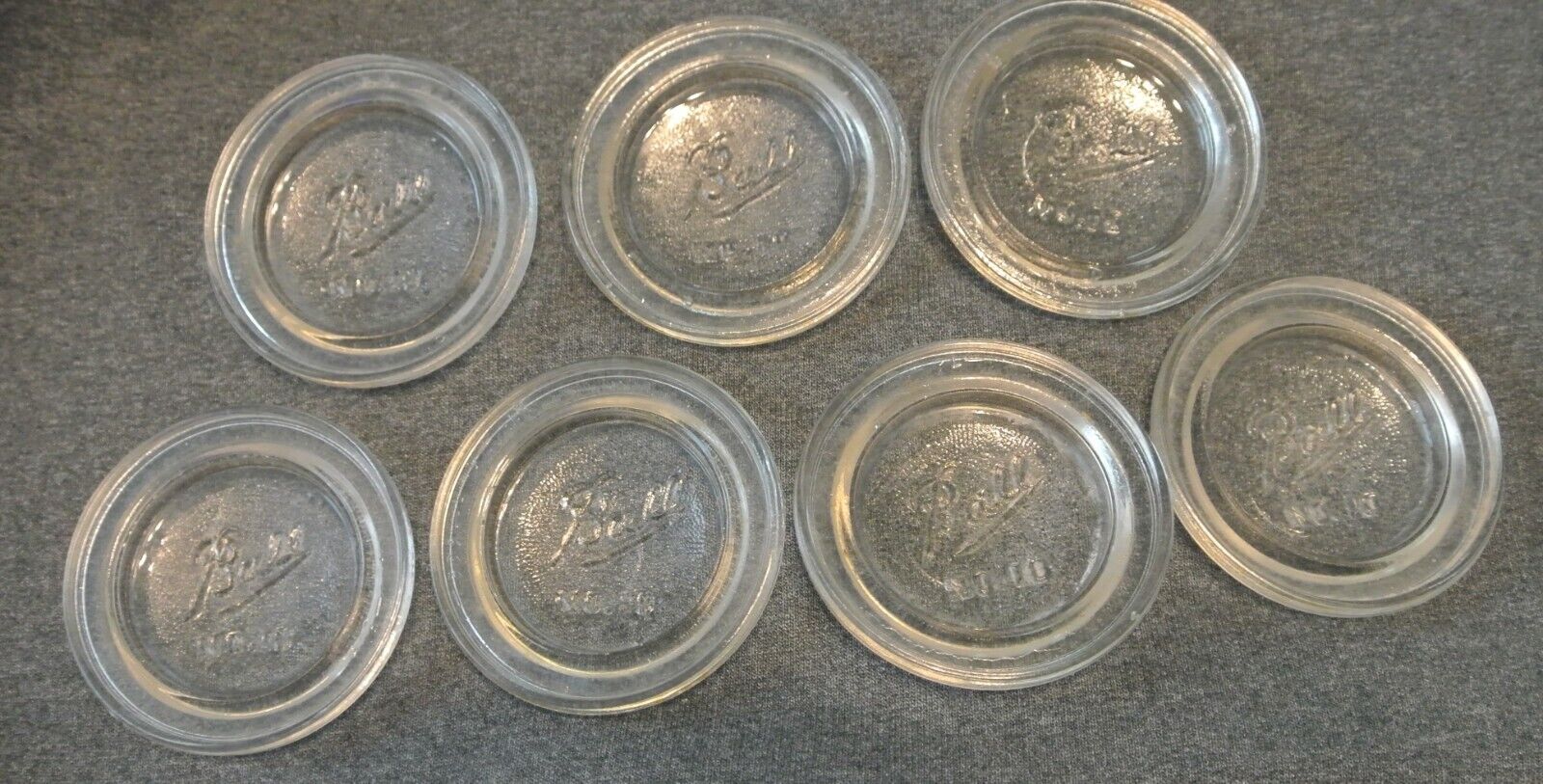 Ball no 10 Vintage glass lids  inserts (7)