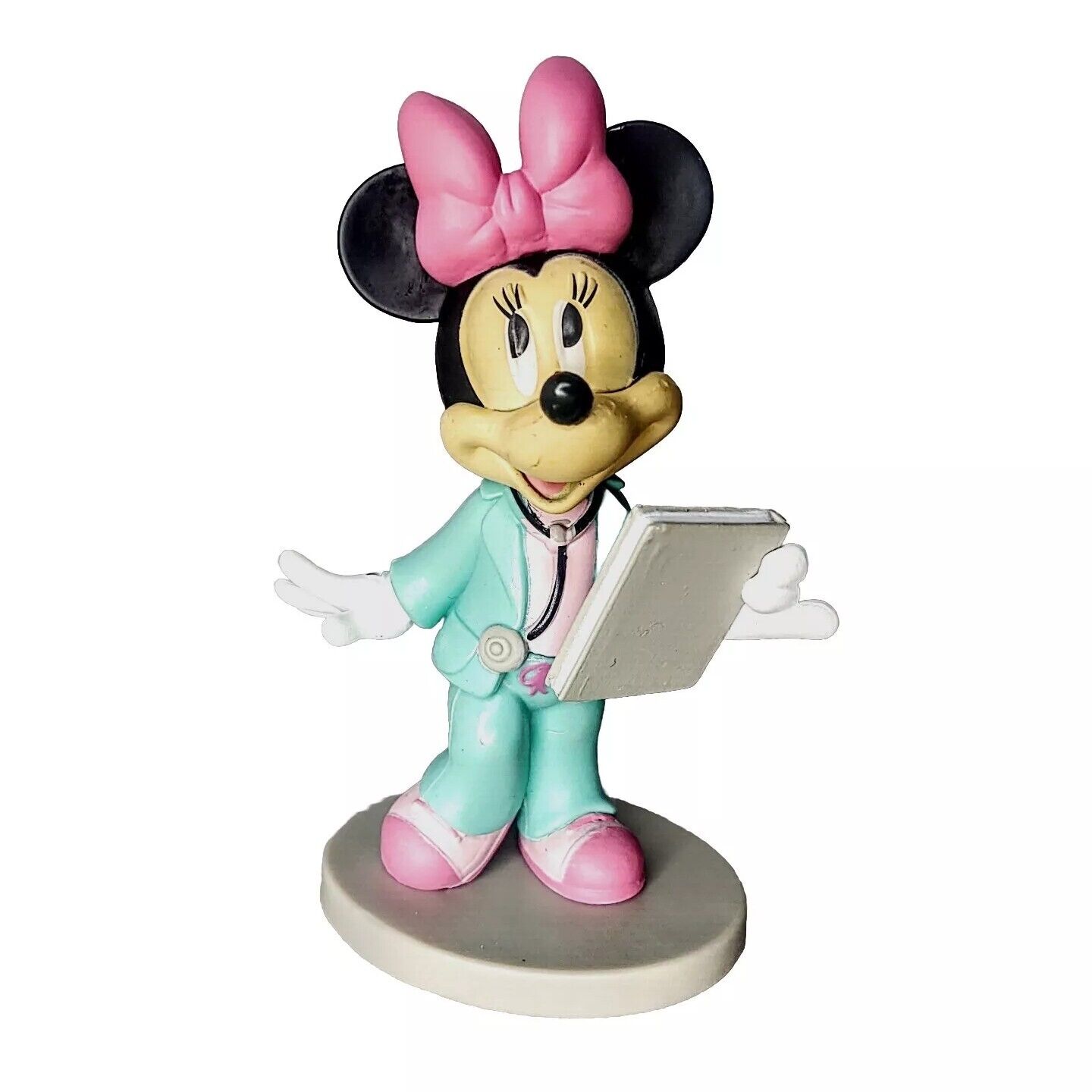 Minnie Mouse as Doctor Nurse Figure Miniature Figurine Birthday Cake Topper