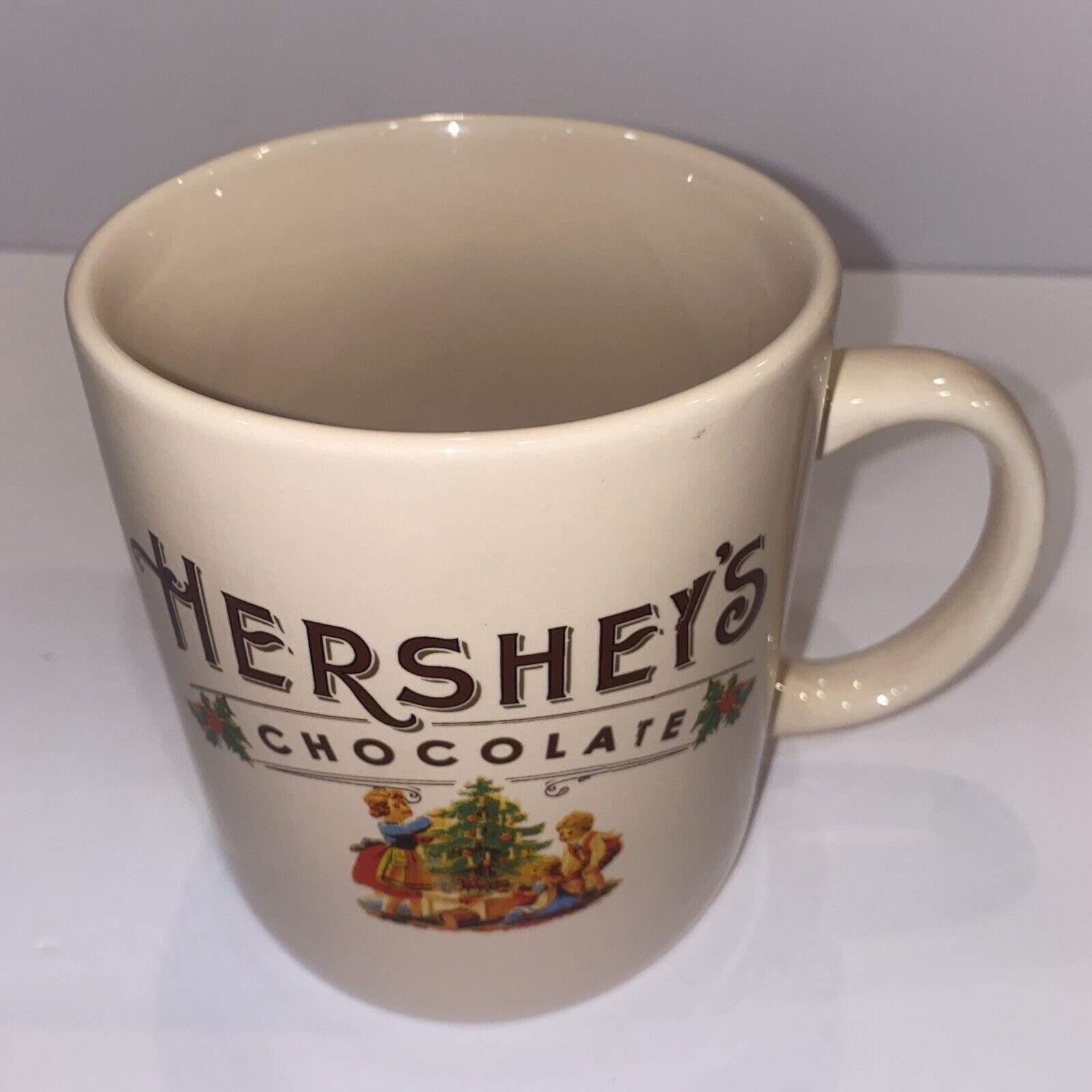 VTG Hershey's Chocolate Christmas Oversize Jumbo Coffee Mug Cup
