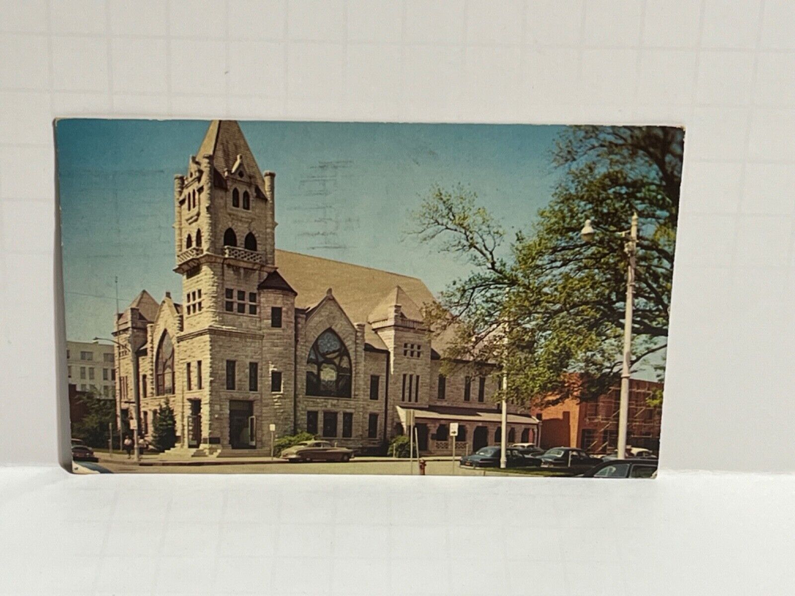 Postcard Tyrrell Public Library Beaumont Texas TX A52