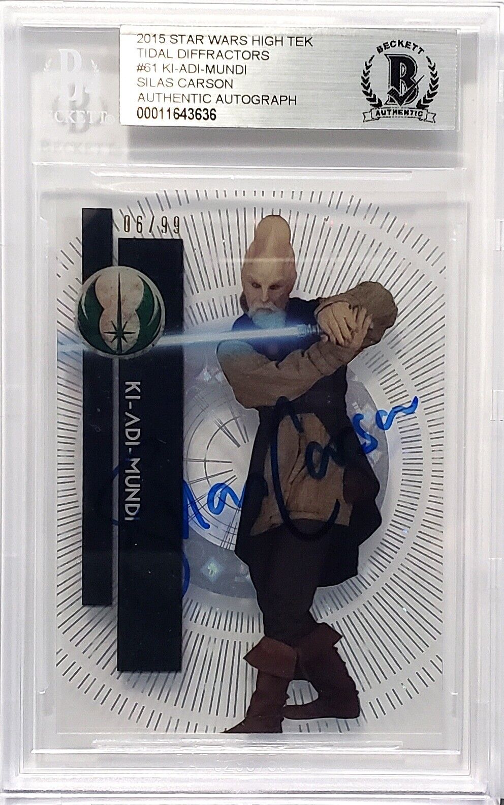 2015 STAR WARS SILAS CARSON Signed \