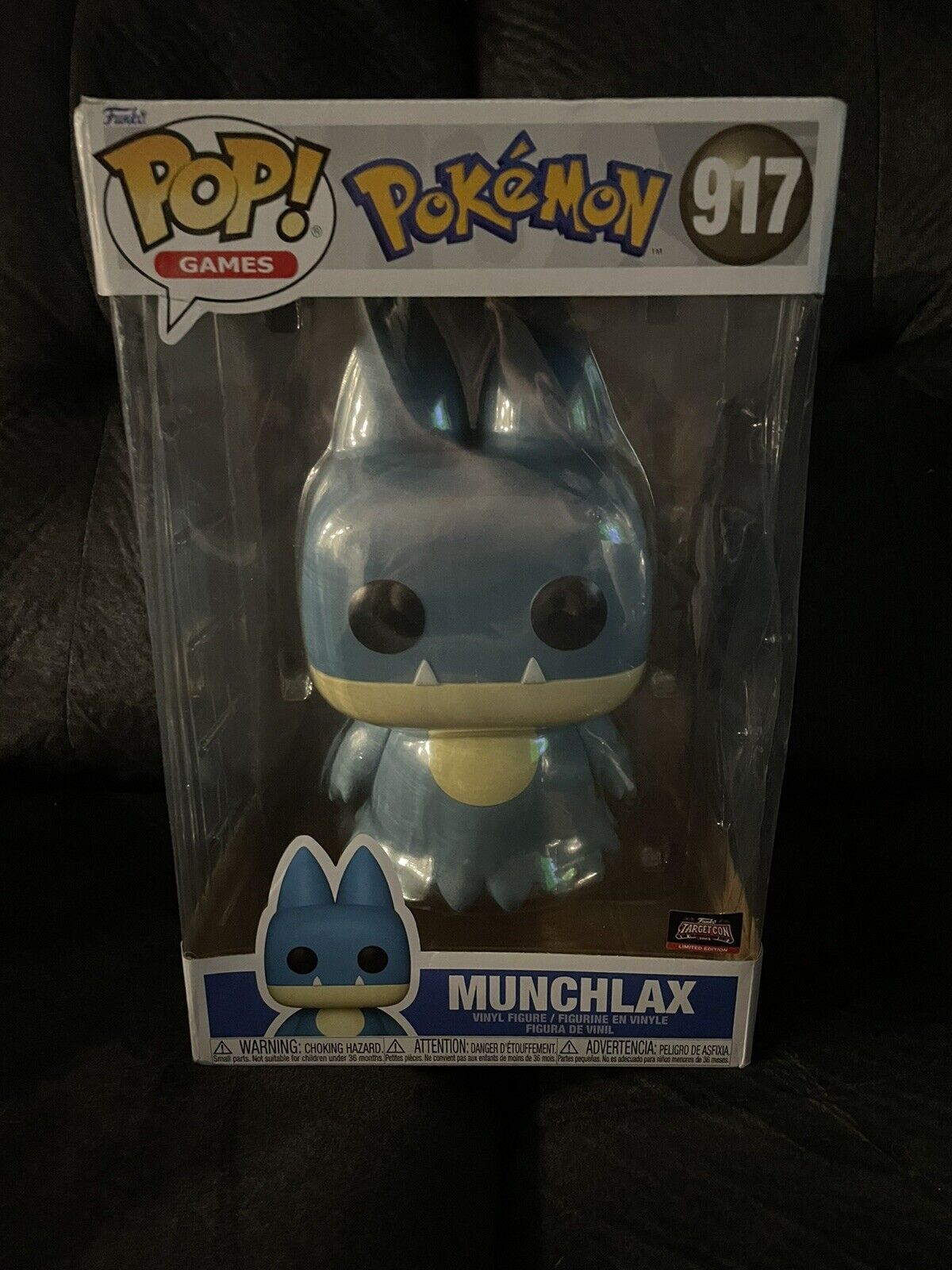 Funko Pop Pokémon Munchlax 10” #917 2023 Target Con Exclusive