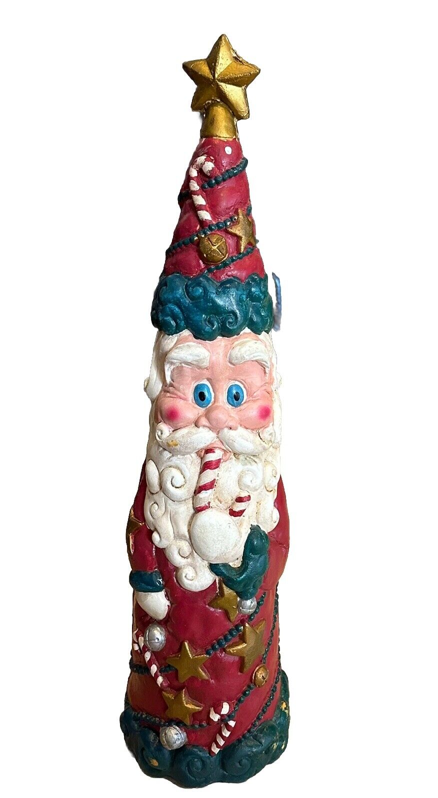 Vintage 1996 Trendmasters RARE Santa Gnome 24” Blow Mold Christmas No Light READ