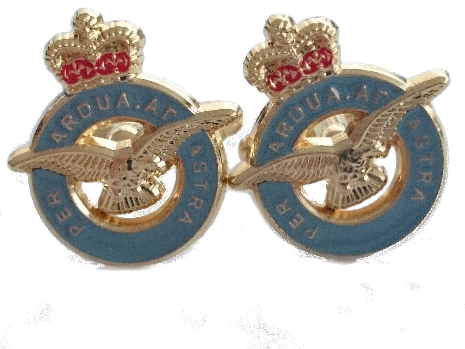 RAF Royal Air Force Regimental Military Cufflinks