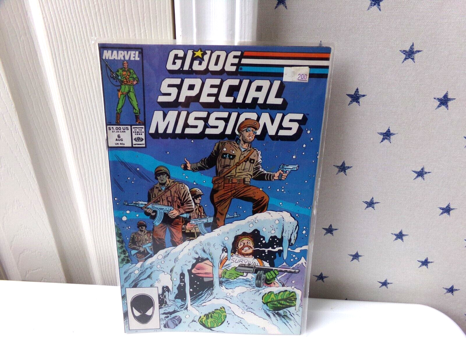GI Joe Comic Book #6 SPECIAL MISSIONS Vtg AUG 1987 Marvel  ARAH