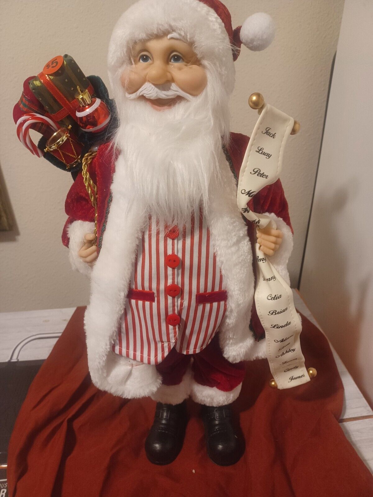 Santa Clause with a sack of toys (Great Condition)
