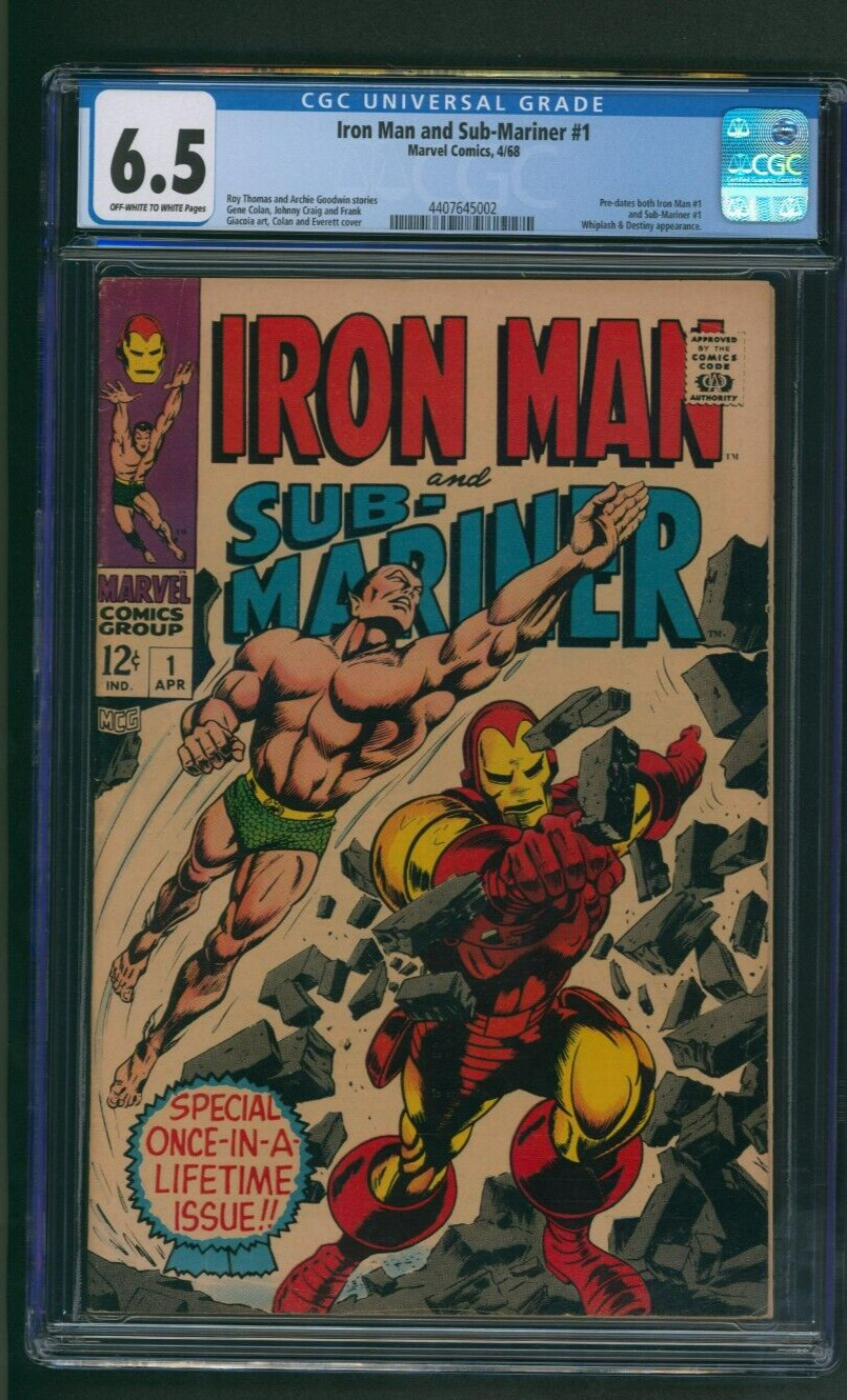Iron Man and Sub-Mariner #1 CGC 6.5 Pre-Dates Both Iron Man #1 & Sub-Mariner #1