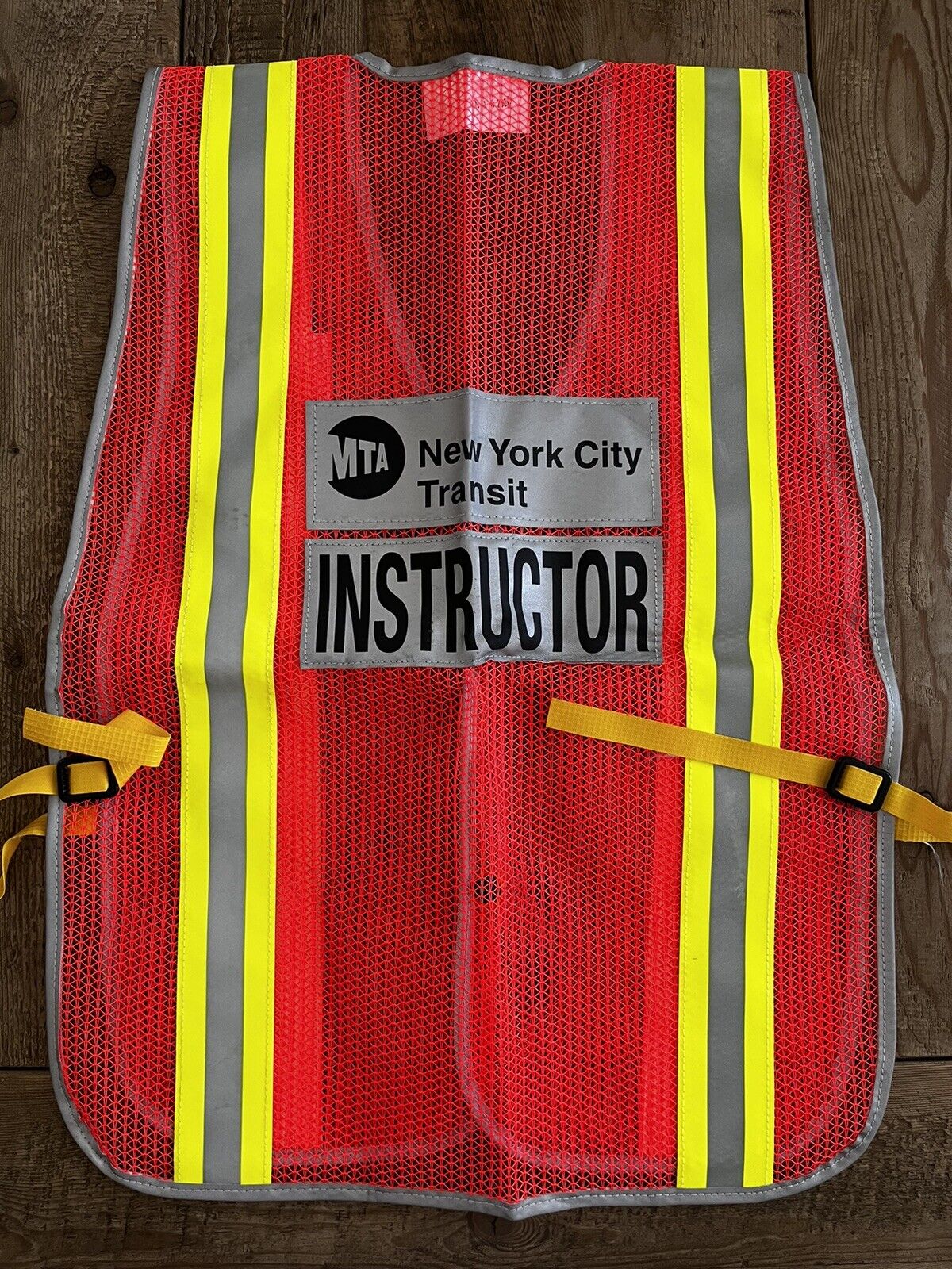 MTA New York City Transit Safety Vest Subway Bus Collectible Discontinued Rare