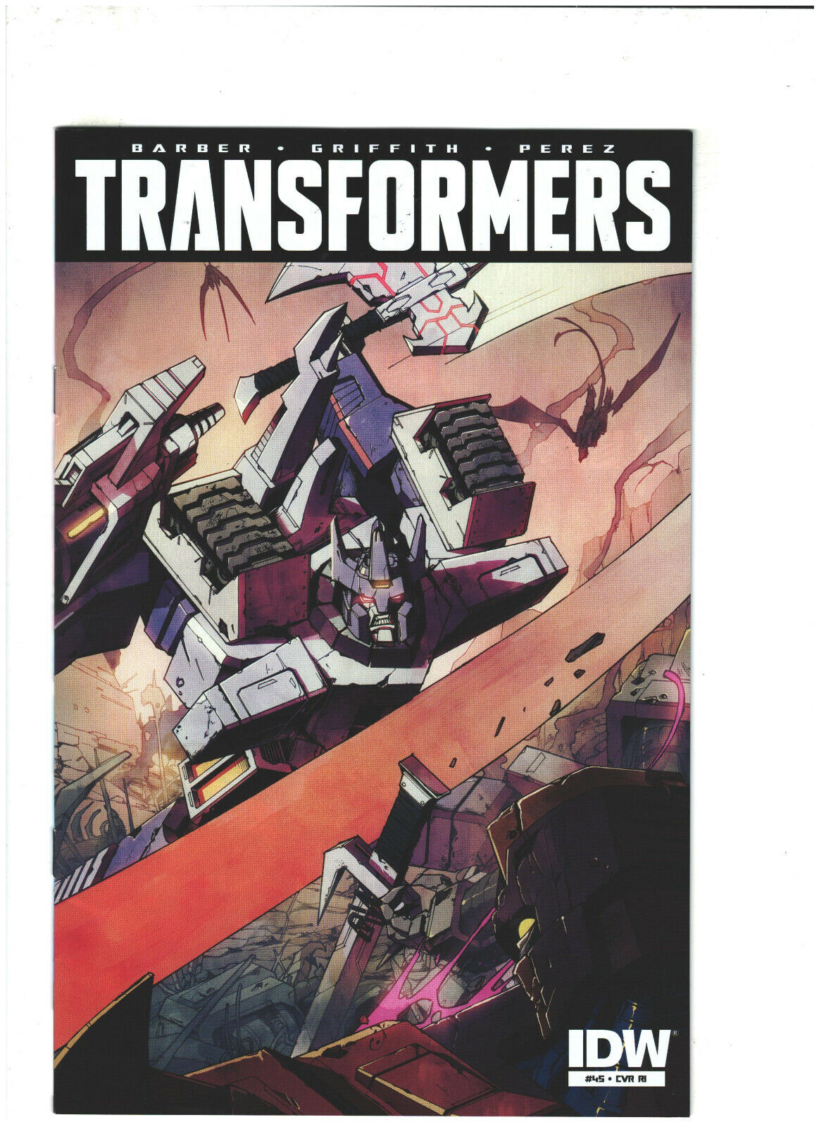 Transformers #45 VF/NM 9.0 IDW Comics 2015 Retailer Incentive Cover