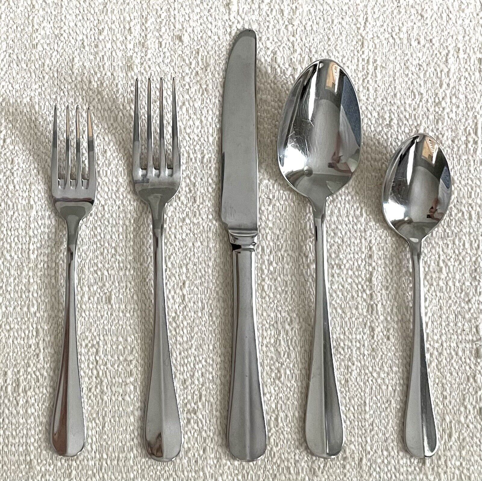 Cuisinart ANNAPOLIS Stainless 18/10 Glossy 5 Piece Place Setting
