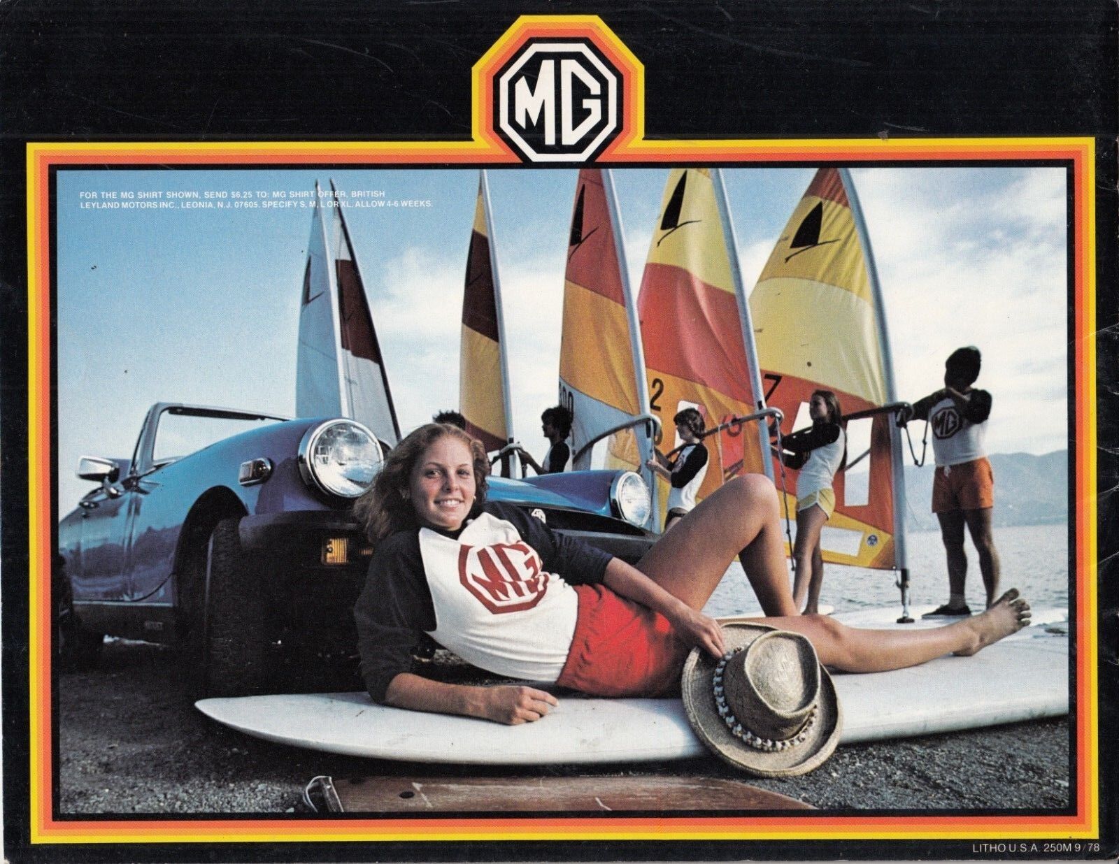 MG Midget 1979 Car Dealer Sales Brochure - Original -  Cute Girl on Cover 