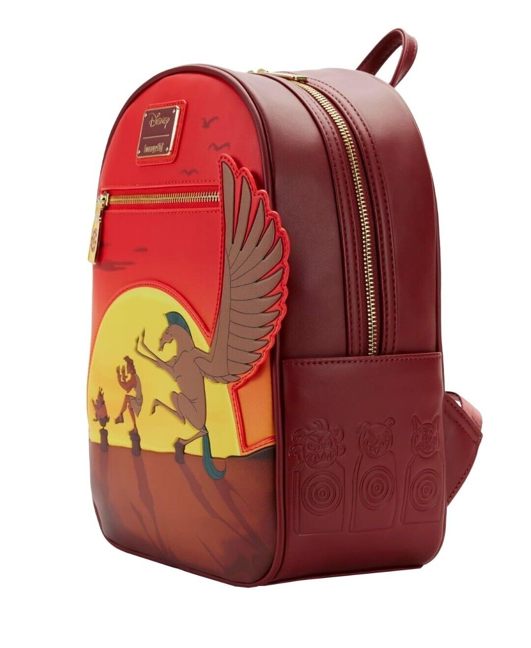 Disney Loungefly Hercules 25th Anniversary Sunset Mini Backpack NWT New w/Tags
