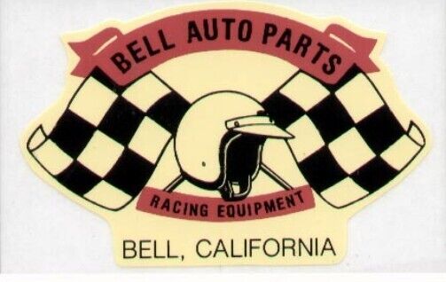 Pair of Bell Auto Parts Racing Equipment Decals
