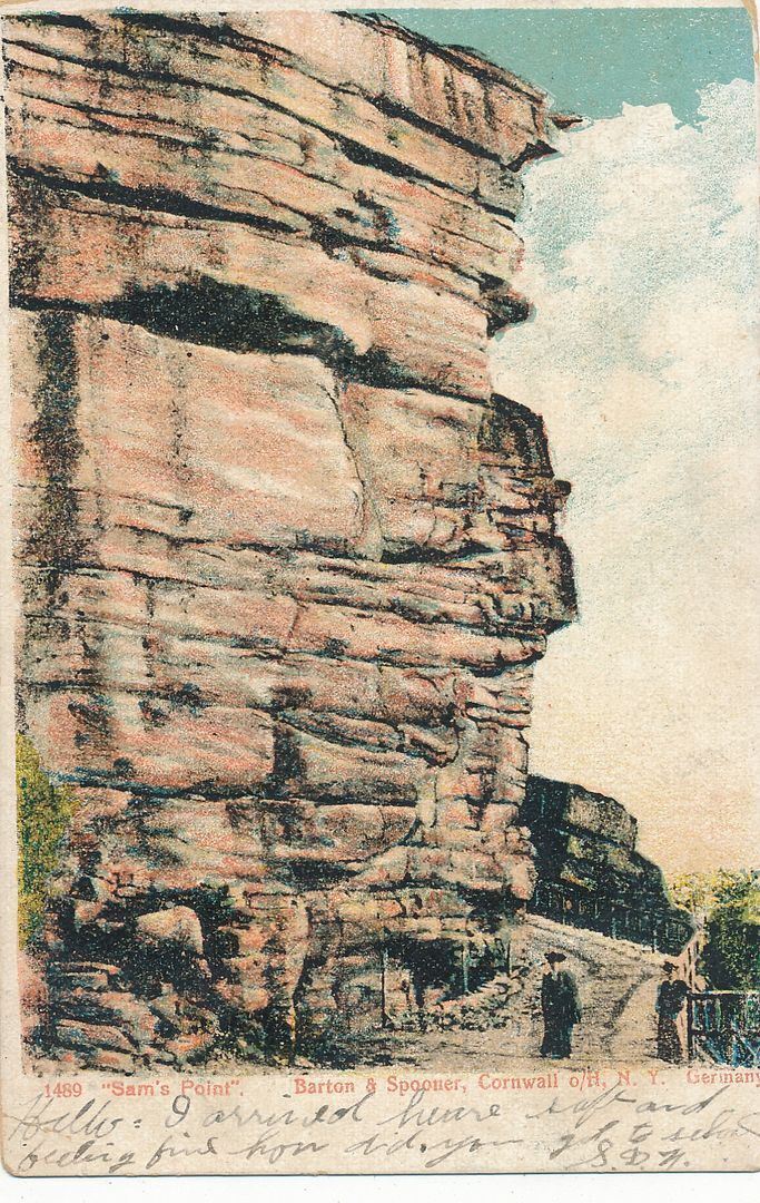ELLENVILLE NY - Sam\'s Point - Catskill Mountains Postcard - udb - 1906