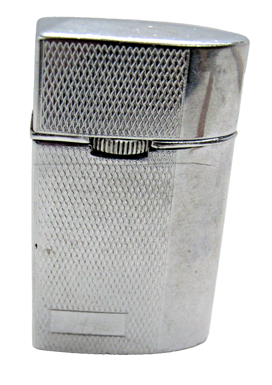 🔥Swank Art Deco J2 Windproof Brushed/High Polished Chrome Lighter Vintage #Z3-2