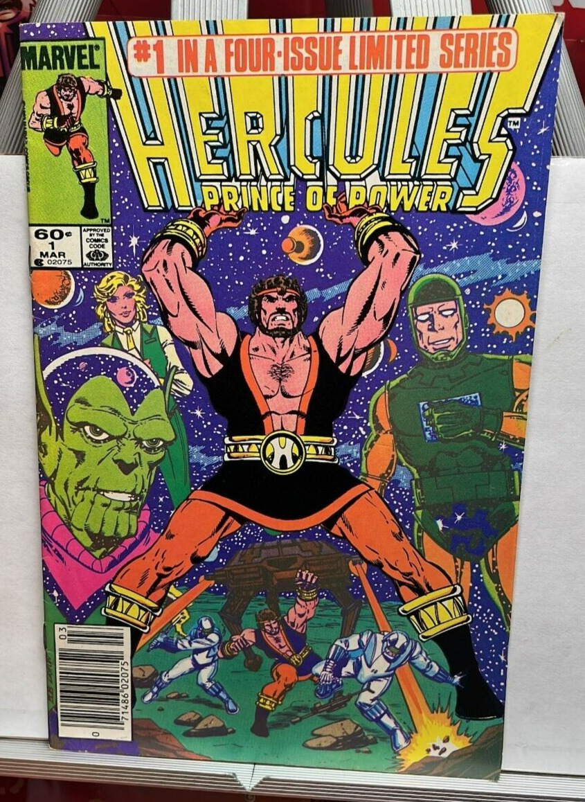 Hercules: Prince of Power #1 of 4 Limited, Bob Layton Cover, Newsstand, 1984