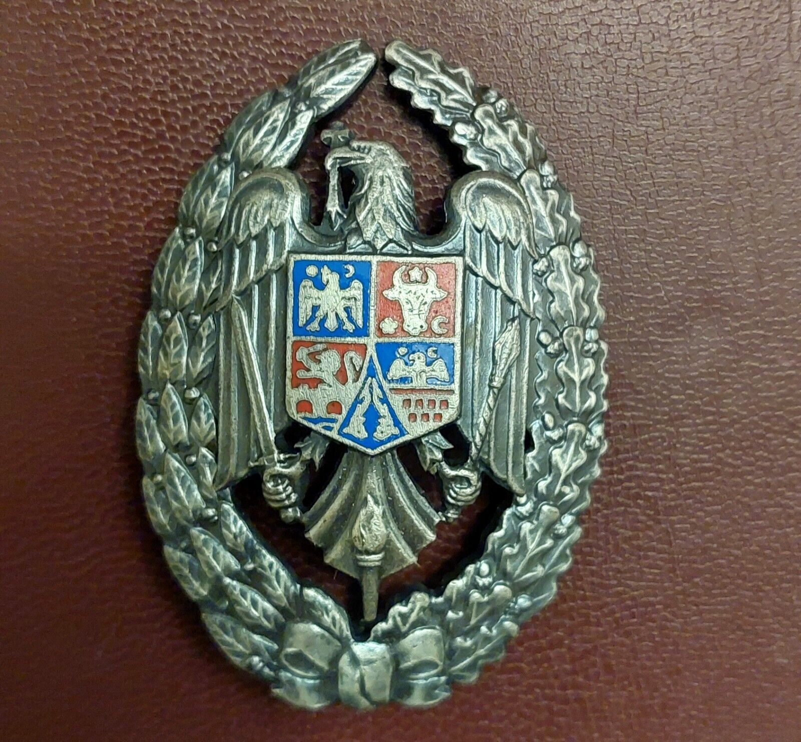 Romania Military Academy officer badge