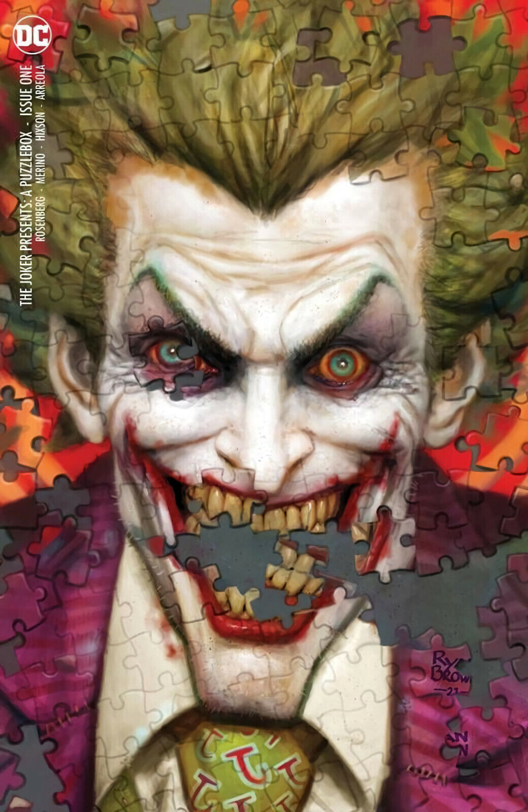 THE JOKER PRESENTS: A PUZZLE BOX #1 (RYAN BROWN EXCLUSIVE MINIMAL TRADE VARIANT)