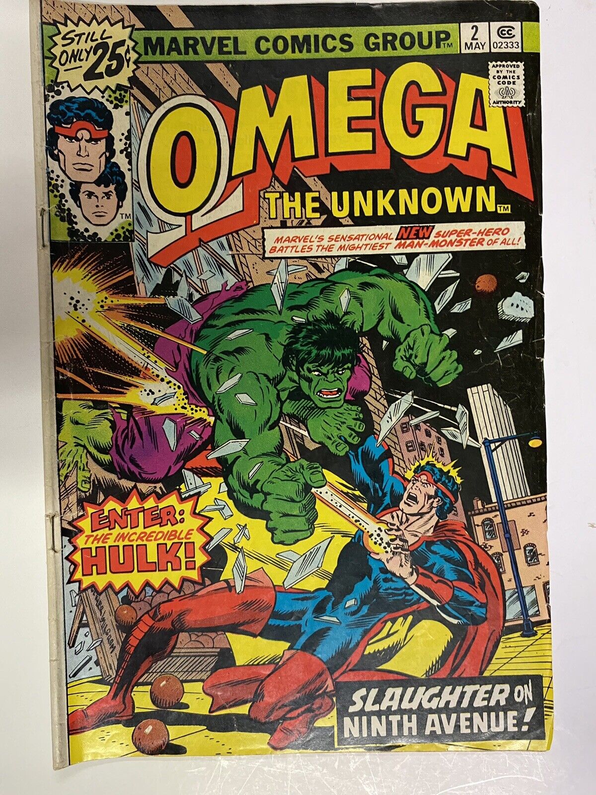 OMEGA THE UNKNOWN #2 ENTER THE HULK