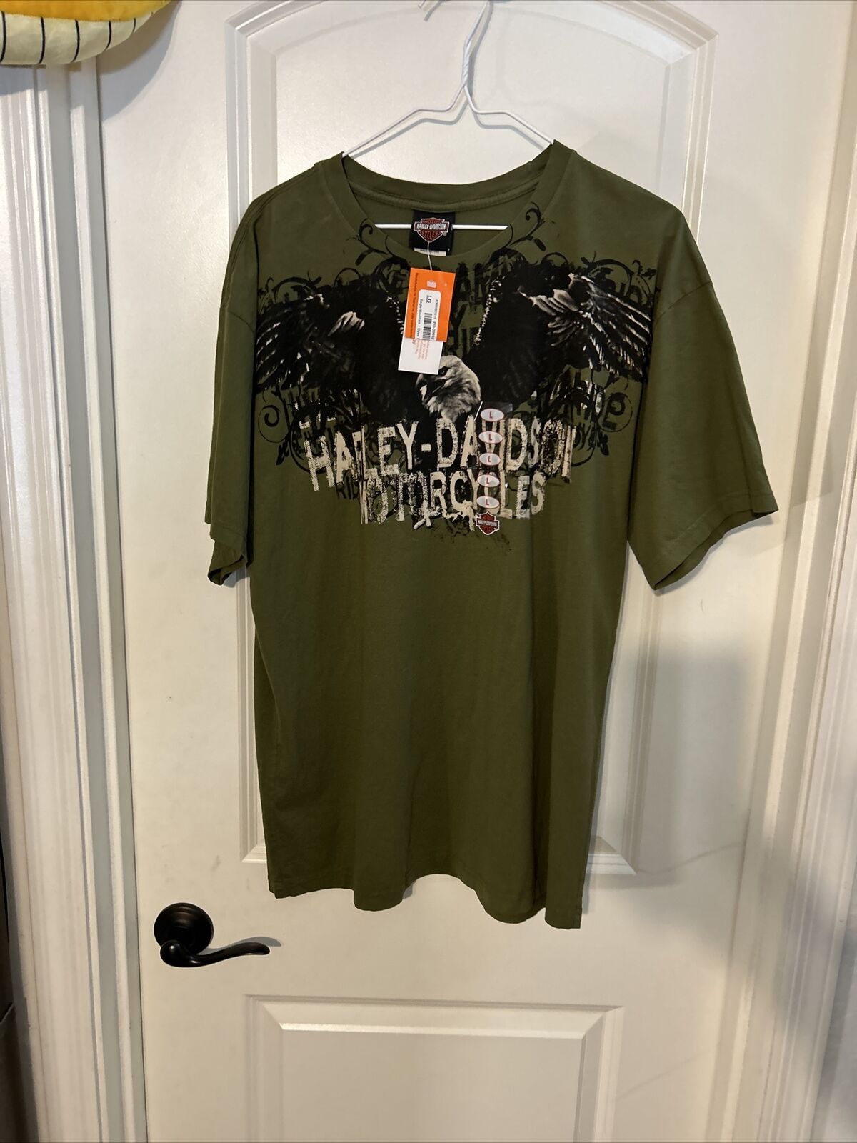 HARLEY-DAVIDSON Men's Short Sleeve T-Shirt VENTURA CAMARILLO CA Green L NWT