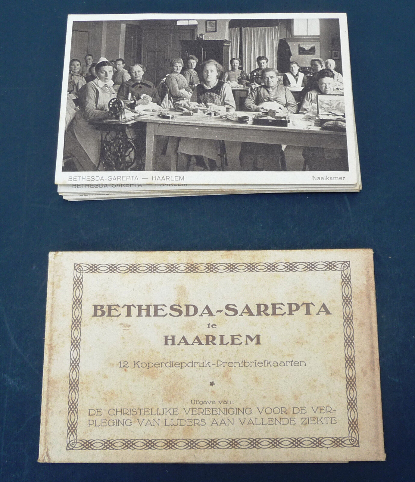 Vtg 1920s? set 13 postcards Deaconess Bethesda Sarepta Haarlem Dutch Netherlands