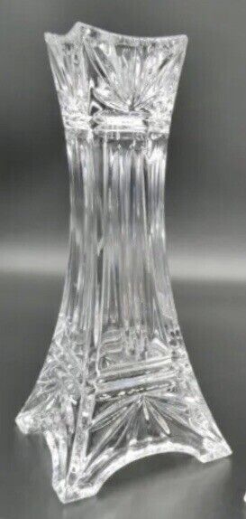 Taper Candle Stick Holder Crystal Column Tower 7.25” Tall Waterford Marquise